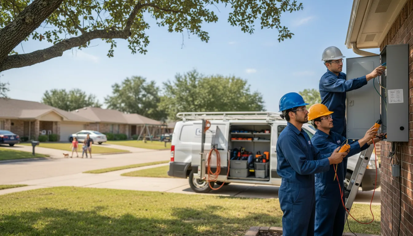 Certified electrician providing emergency electrical services in Mineral Springs, AR